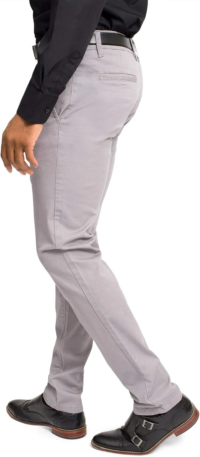 Men's Basic Casual Slim Fit Stretch Chino Pants
