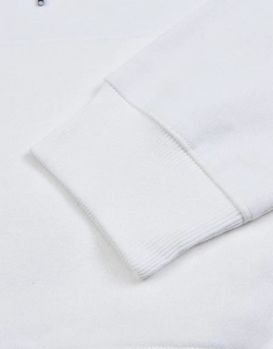 Men's Fleece Pullover Hoodie- White