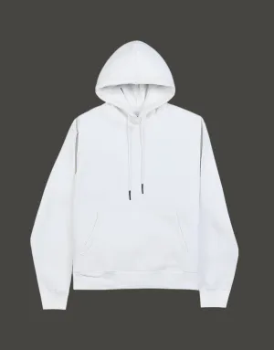 Men's Fleece Pullover Hoodie- White