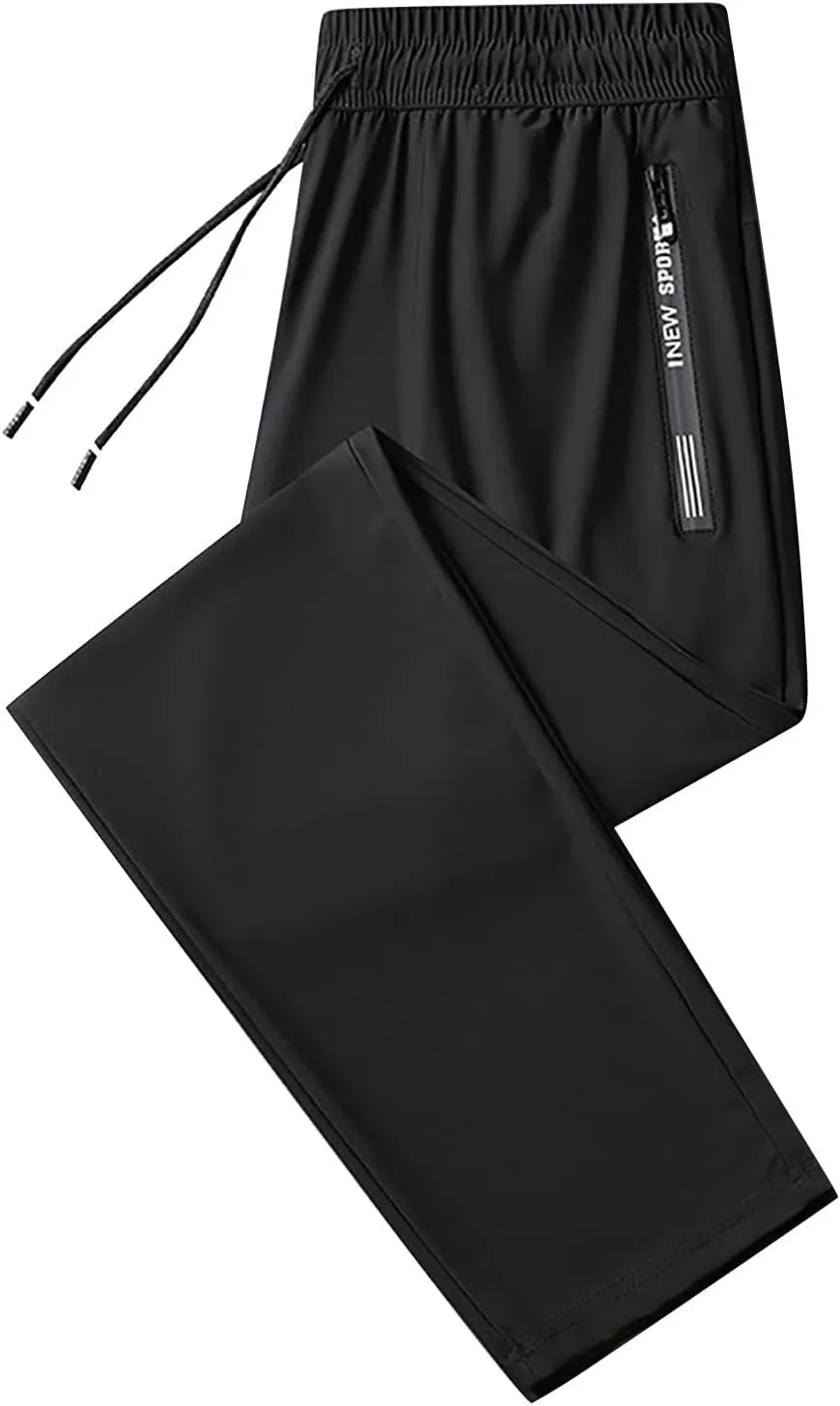Mens Pants, Unisex Ultra Stretch Quick Drying Pants, Ultra Stretch Workout Breathable Casual Pants, Sweatpants for Mens
