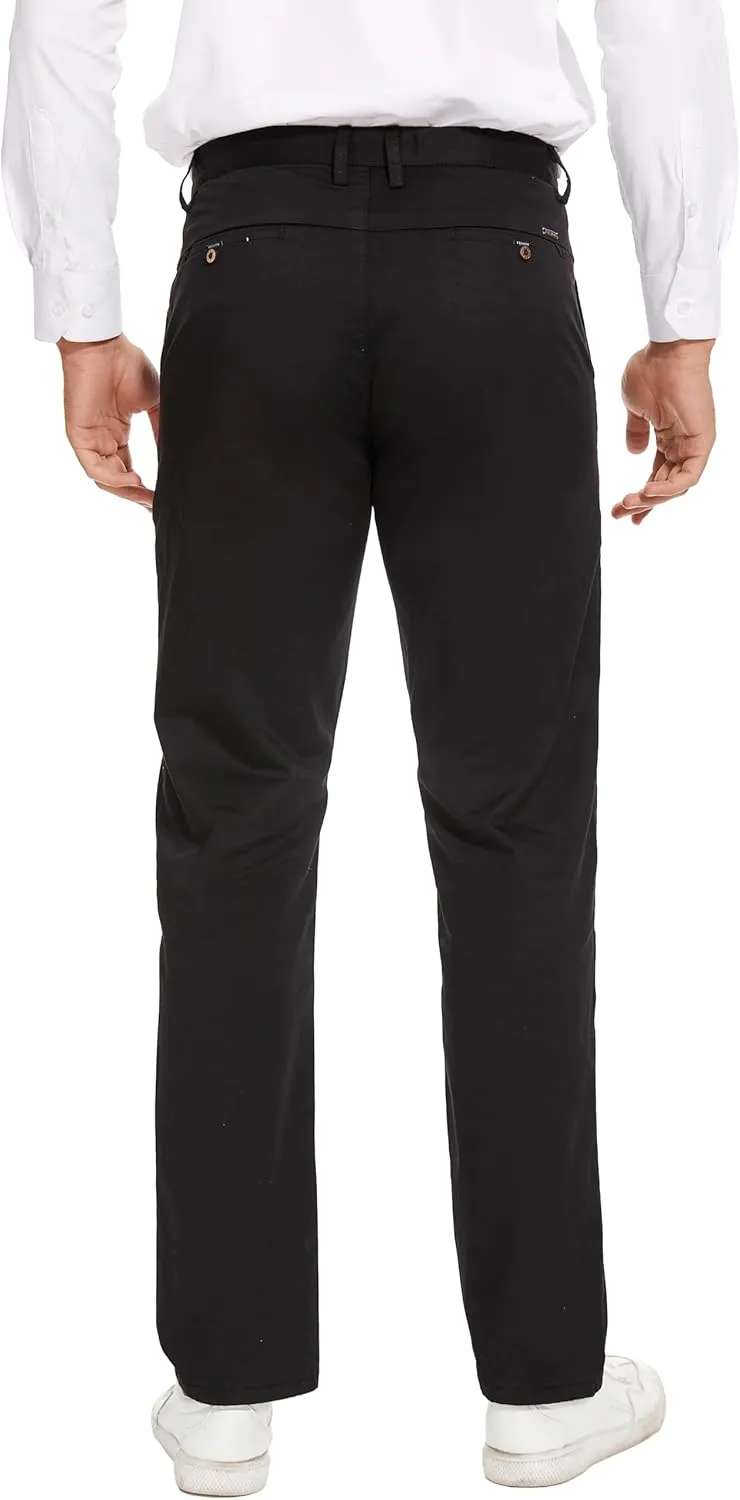 Men's Slim-Fit Stretch Cotton Fashion Tapered Casual Chino Pants