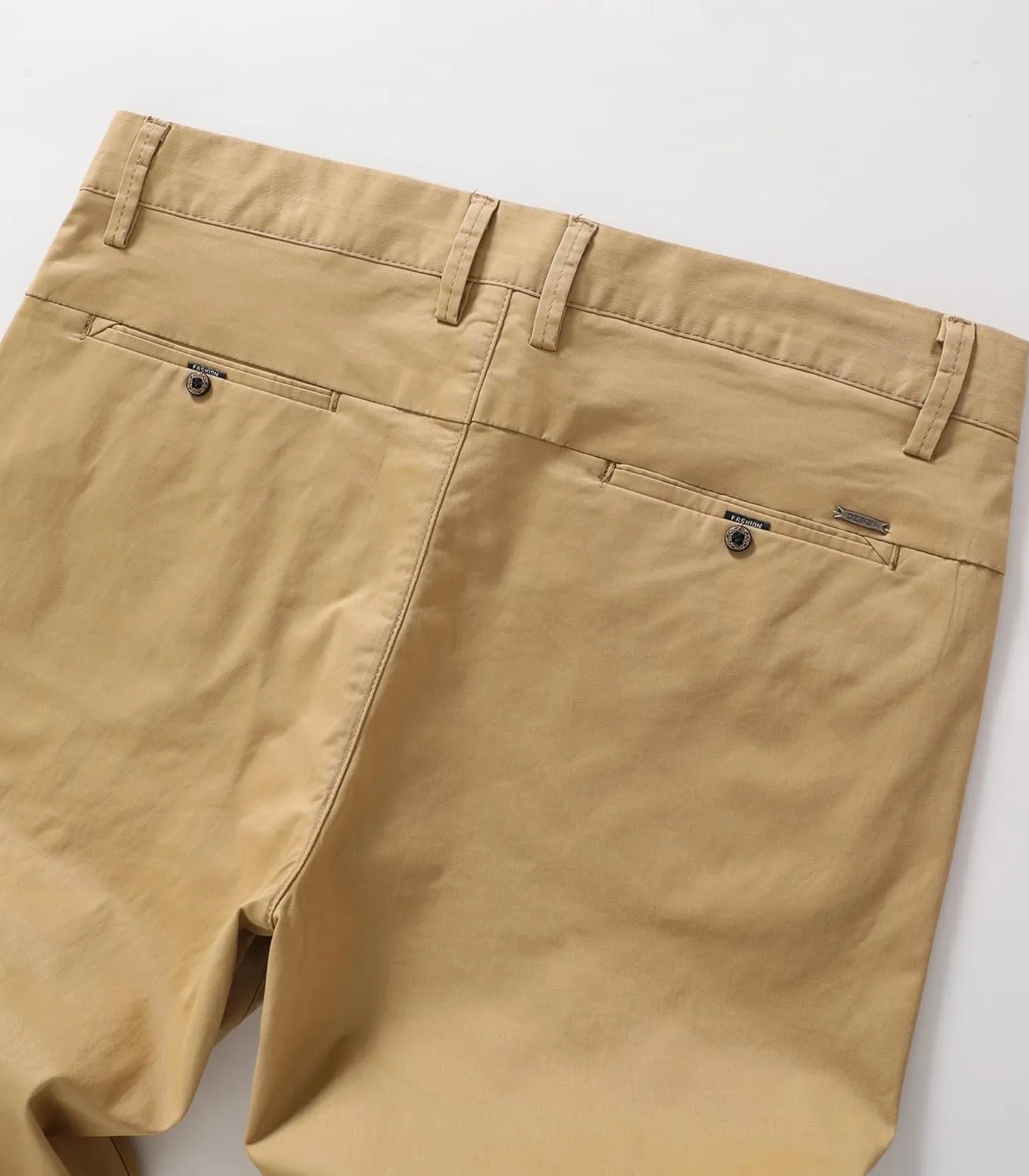 Men's Slim-Fit Stretch Cotton Fashion Tapered Casual Chino Pants