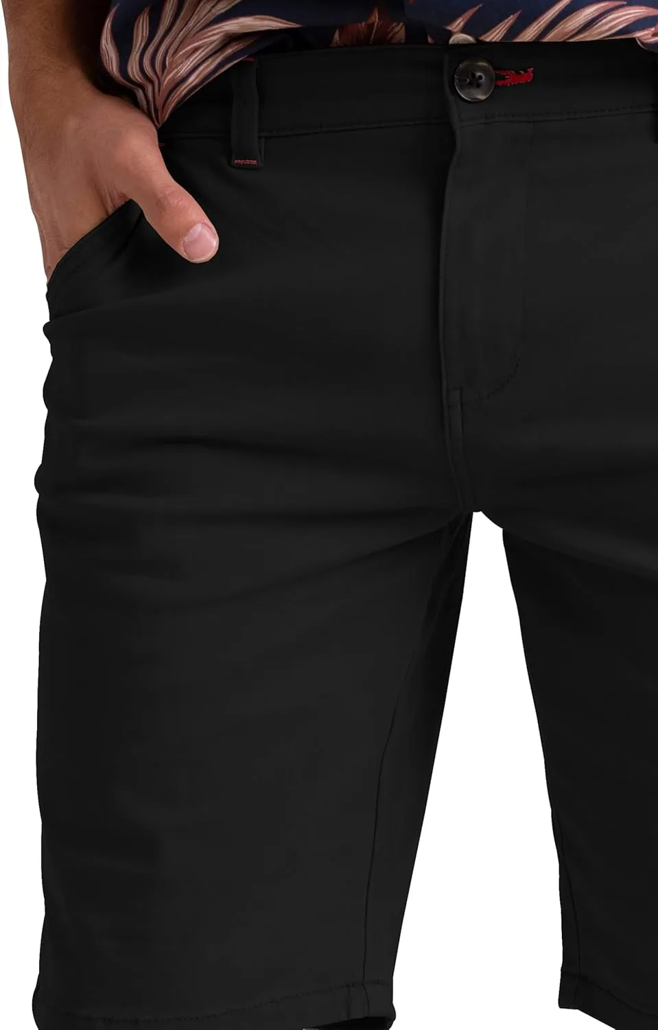 Mens Stretch Chino Casual Slim Fit Golf Summer Beach Comfort Stretch Shorts Half Pants