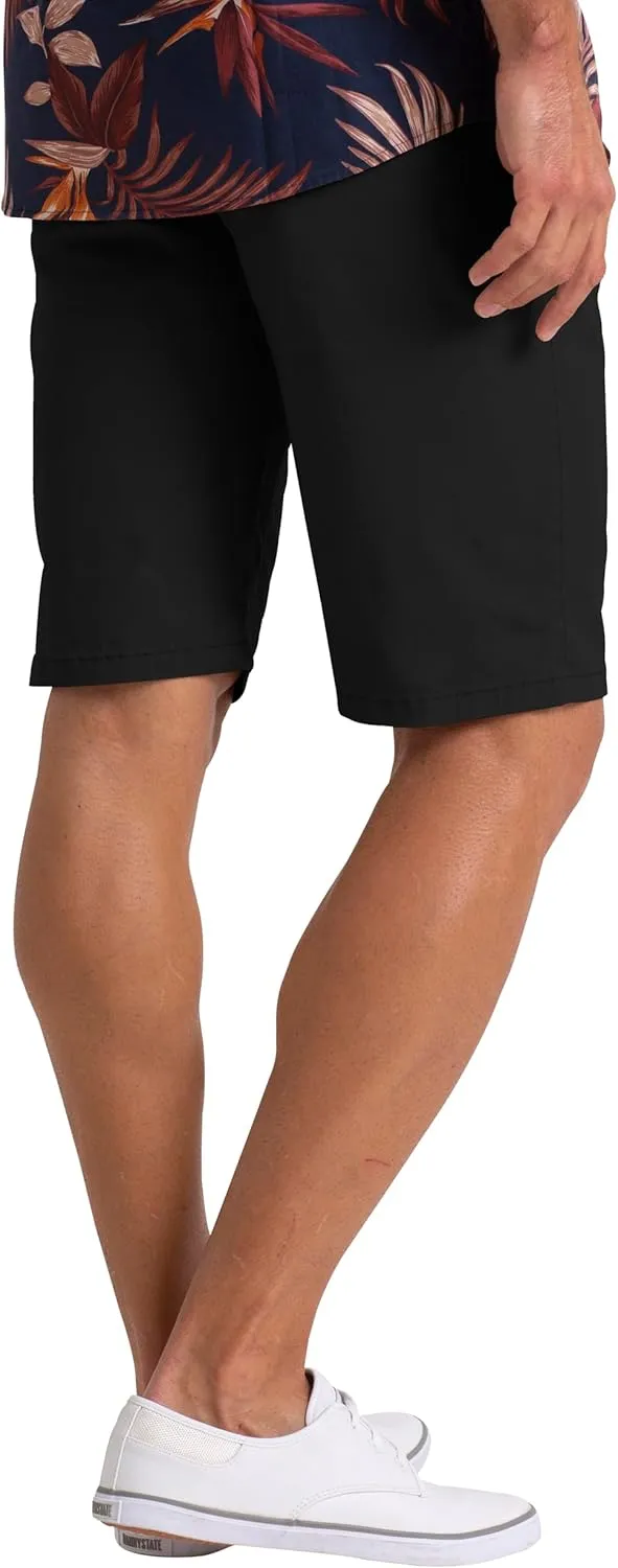 Mens Stretch Chino Casual Slim Fit Golf Summer Beach Comfort Stretch Shorts Half Pants