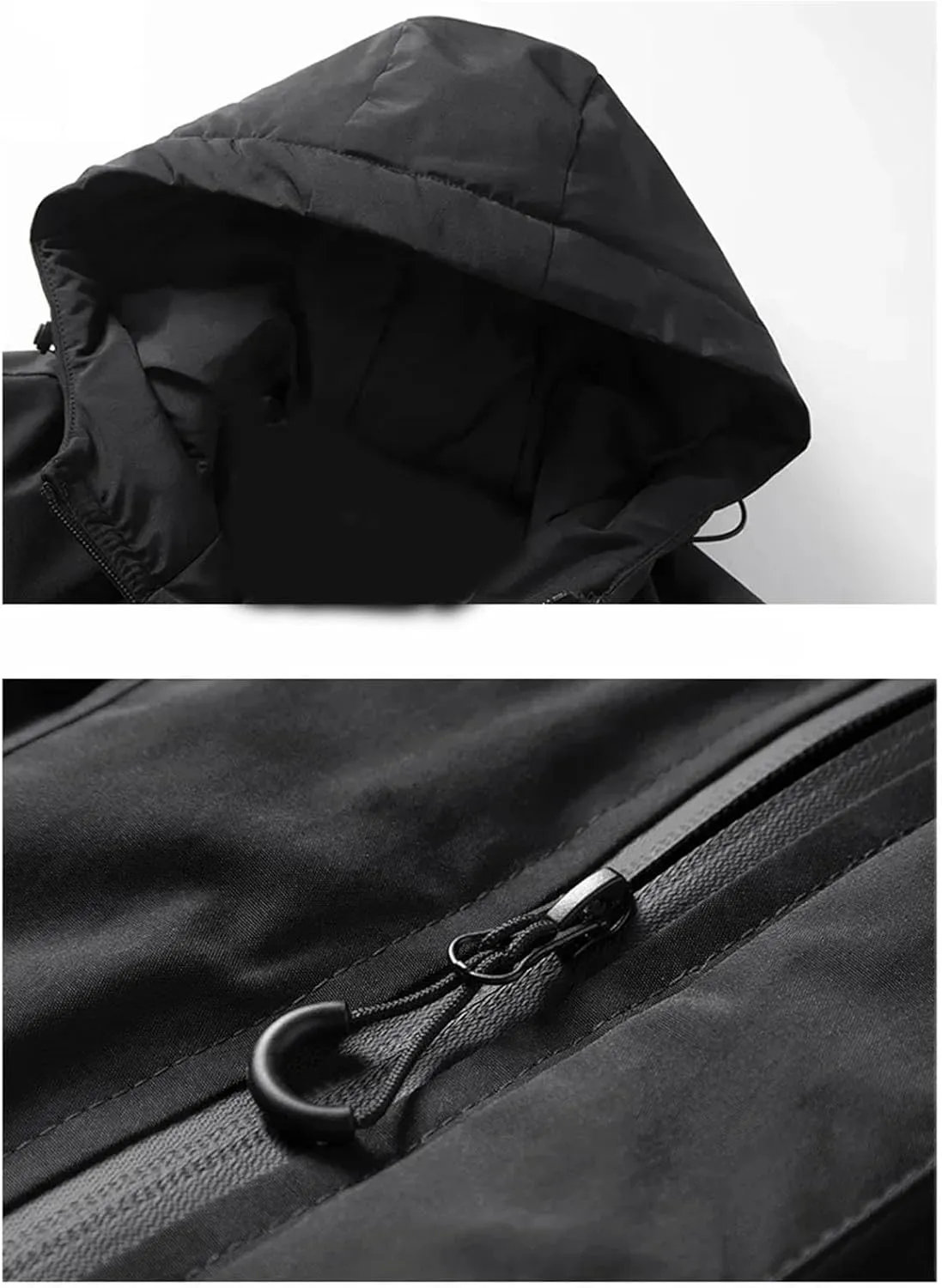 Men's Winter Duck Down Parka jacketr Thickened Warm Hooded Padded Coats men Snow Clothing Windproof Hooded Cotton Coat