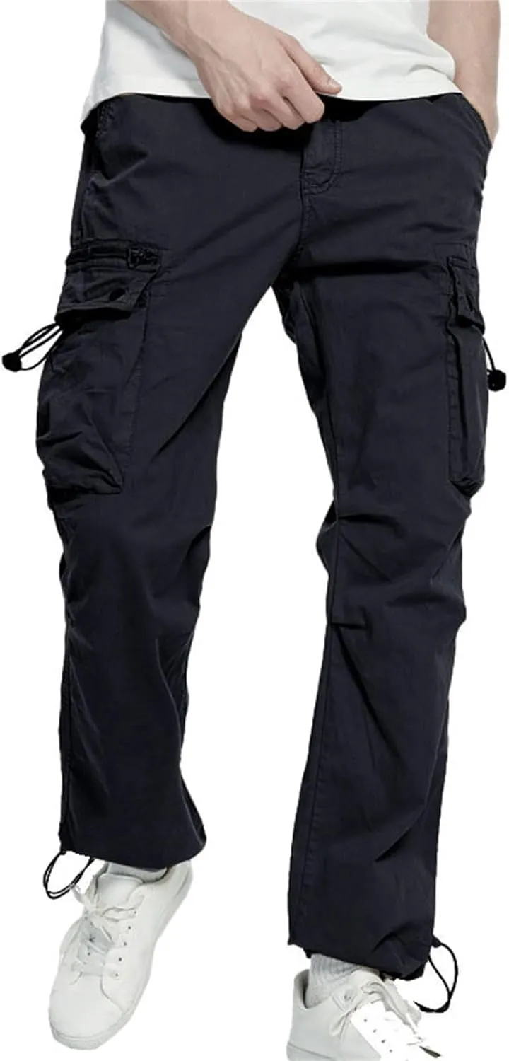MIDOO Golf Pants Men Stretch Relaxed Fit Casual Athletic Pants Flex Stretch Loose Straight Sweatpants Work Hiking Pants