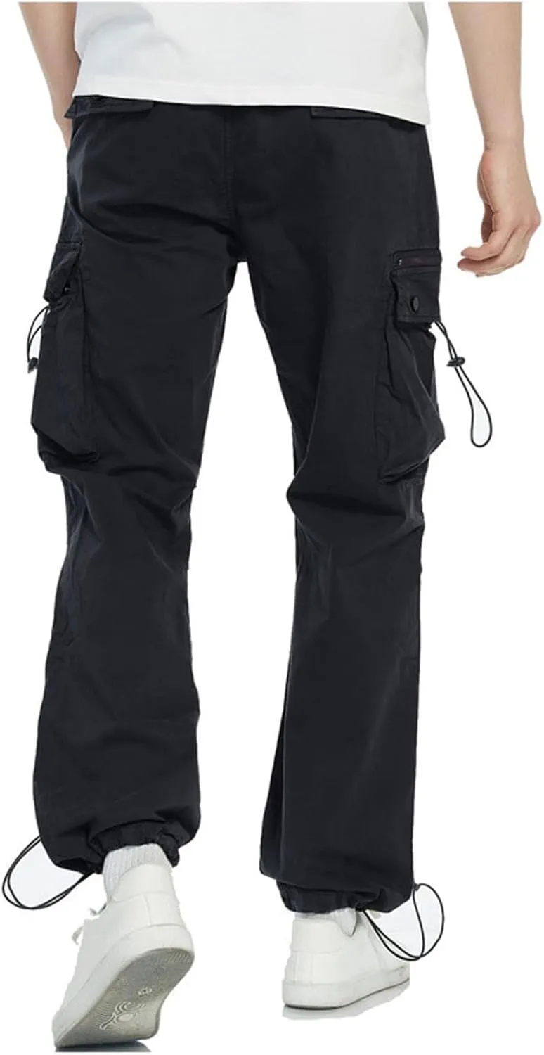 MIDOO Golf Pants Men Stretch Relaxed Fit Casual Athletic Pants Flex Stretch Loose Straight Sweatpants Work Hiking Pants
