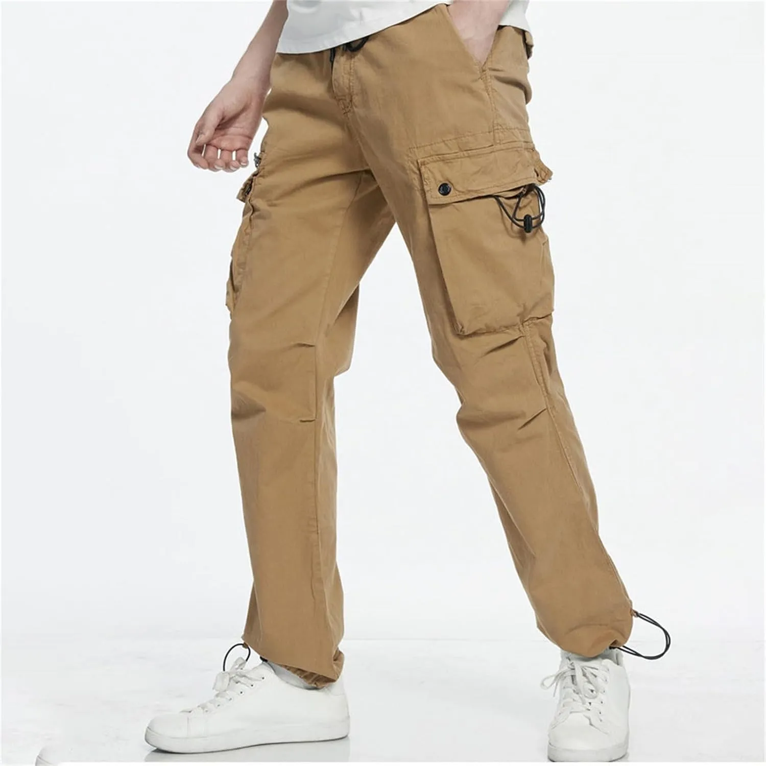 MIDOO Golf Pants Men Stretch Relaxed Fit Casual Athletic Pants Flex Stretch Loose Straight Sweatpants Work Hiking Pants