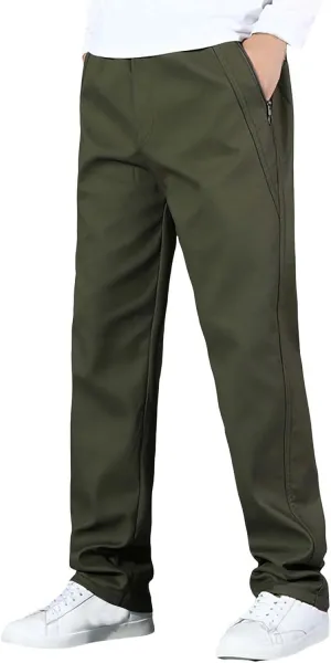 MIDOO Tactical Pants for Men Stretch Casual Joggers Athletic Pants Flex Stretch Loose Straight Sweatpants Work Hiking Pants