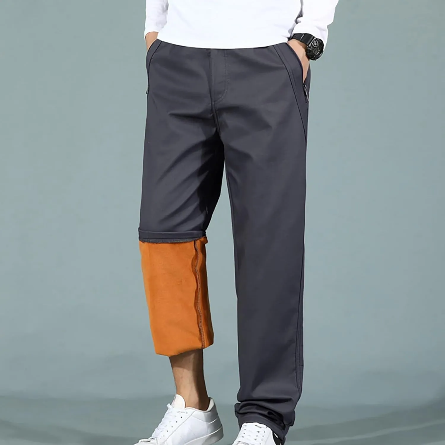 MIDOO Tactical Pants for Men Stretch Casual Joggers Athletic Pants Flex Stretch Loose Straight Sweatpants Work Hiking Pants