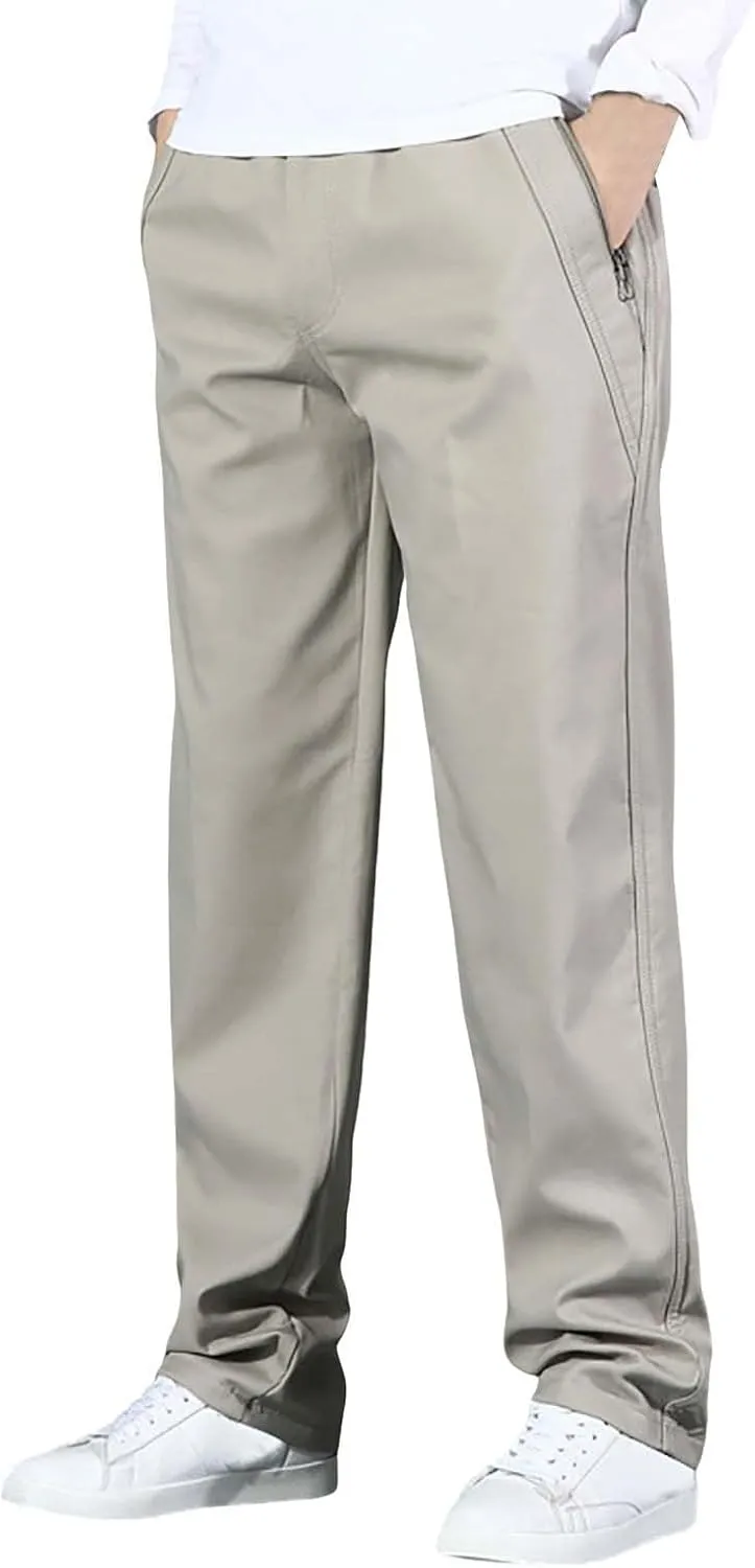 MIDOO Tactical Pants for Men Stretch Casual Joggers Athletic Pants Flex Stretch Loose Straight Sweatpants Work Hiking Pants