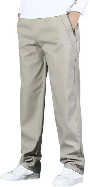 MIDOO Tactical Pants for Men Stretch Casual Joggers Athletic Pants Flex Stretch Loose Straight Sweatpants Work Hiking Pants