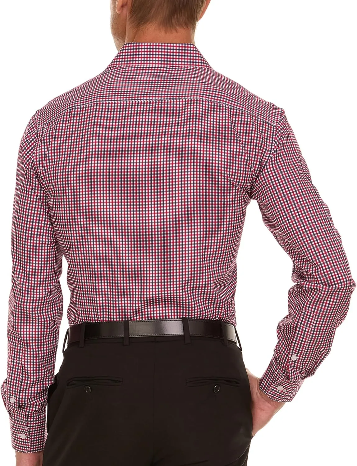 Nautica Slim Fit Mens Dress Shirts Long Sleeve Button Down Wrinkle Free Formal 4-Way Stretch