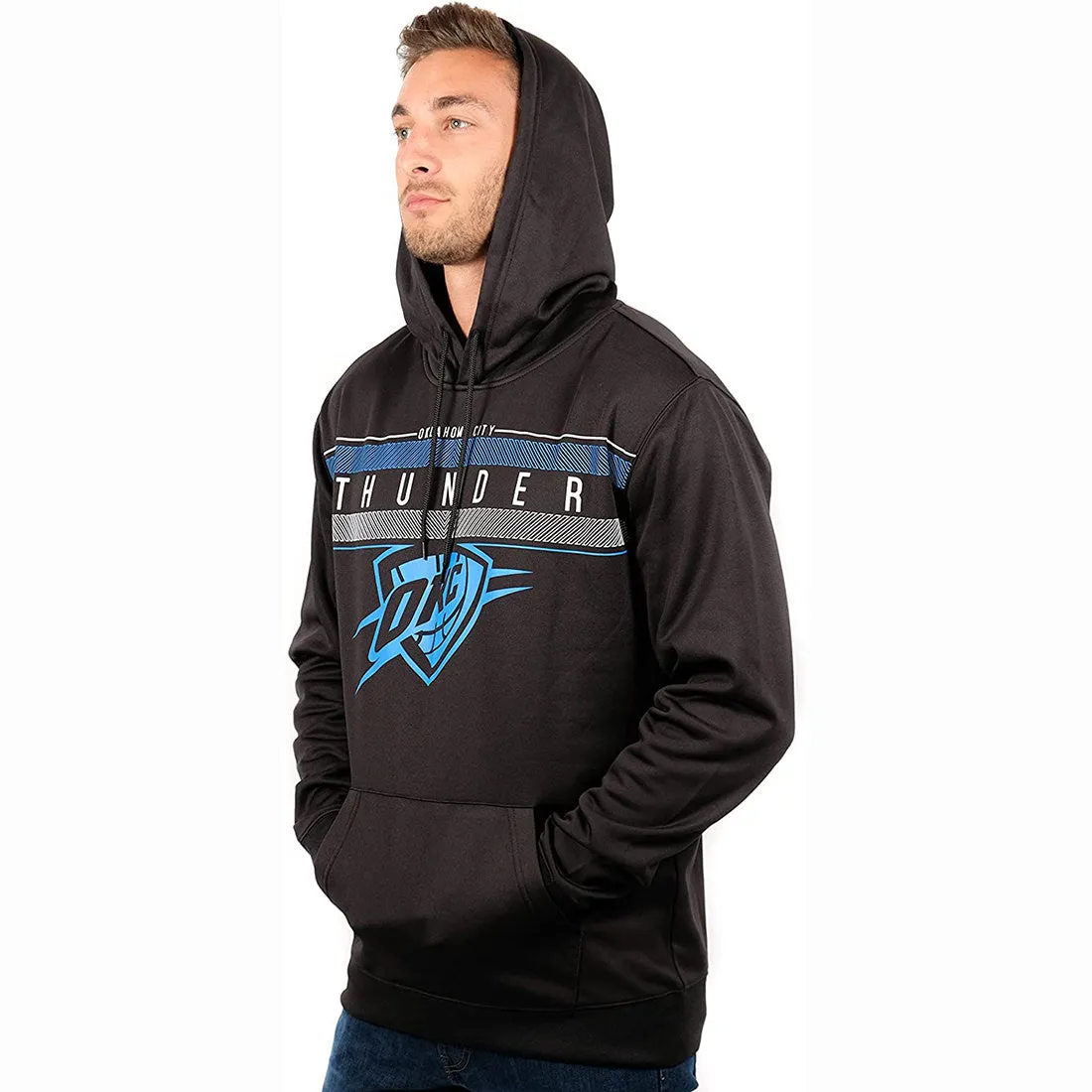 NBA Oklahoma City Thunder Mens Fleece Midtown Pullover Sweatshirt