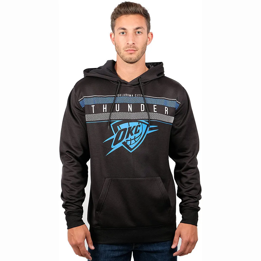 NBA Oklahoma City Thunder Mens Fleece Midtown Pullover Sweatshirt