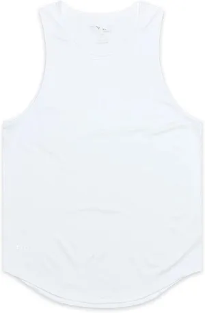 Performance Drop-Cut Men's Tank Shirt  Athletic Drop Cut Sleeveless Top  Moisture Wicking, Quick-Dry, Tapered Fit