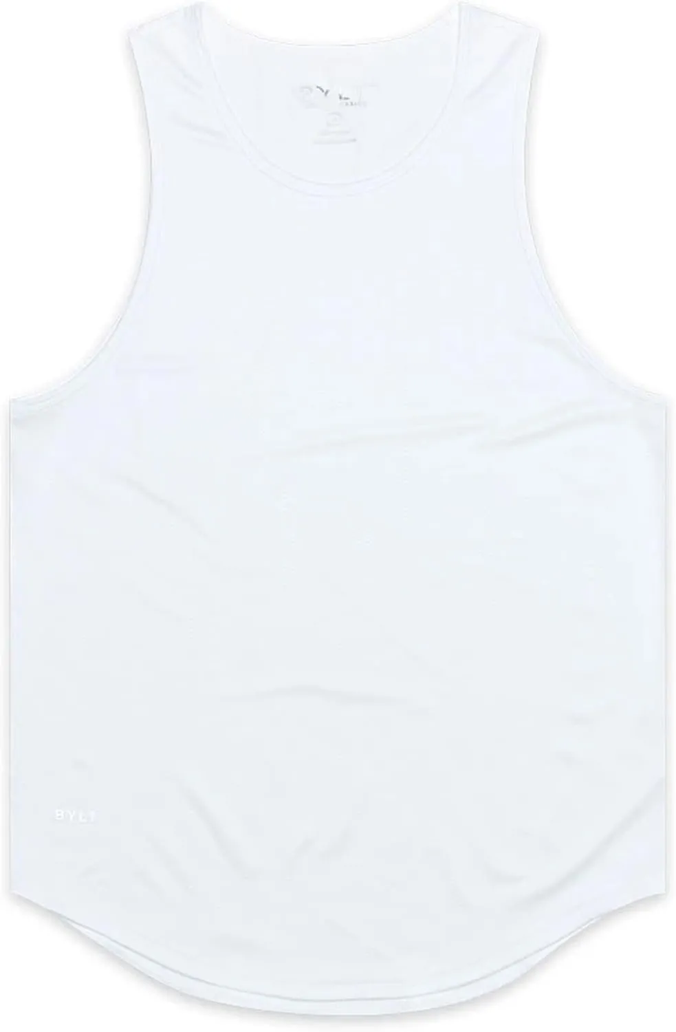 Performance Drop-Cut Men's Tank Shirt  Athletic Drop Cut Sleeveless Top  Moisture Wicking, Quick-Dry, Tapered Fit