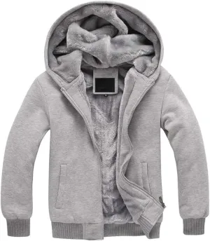 PUWEI Women's Winter Warm Fleece Jackets Thick Sherpa Lined Zip up Hoodies Heavyweight Sweatshirt Coat