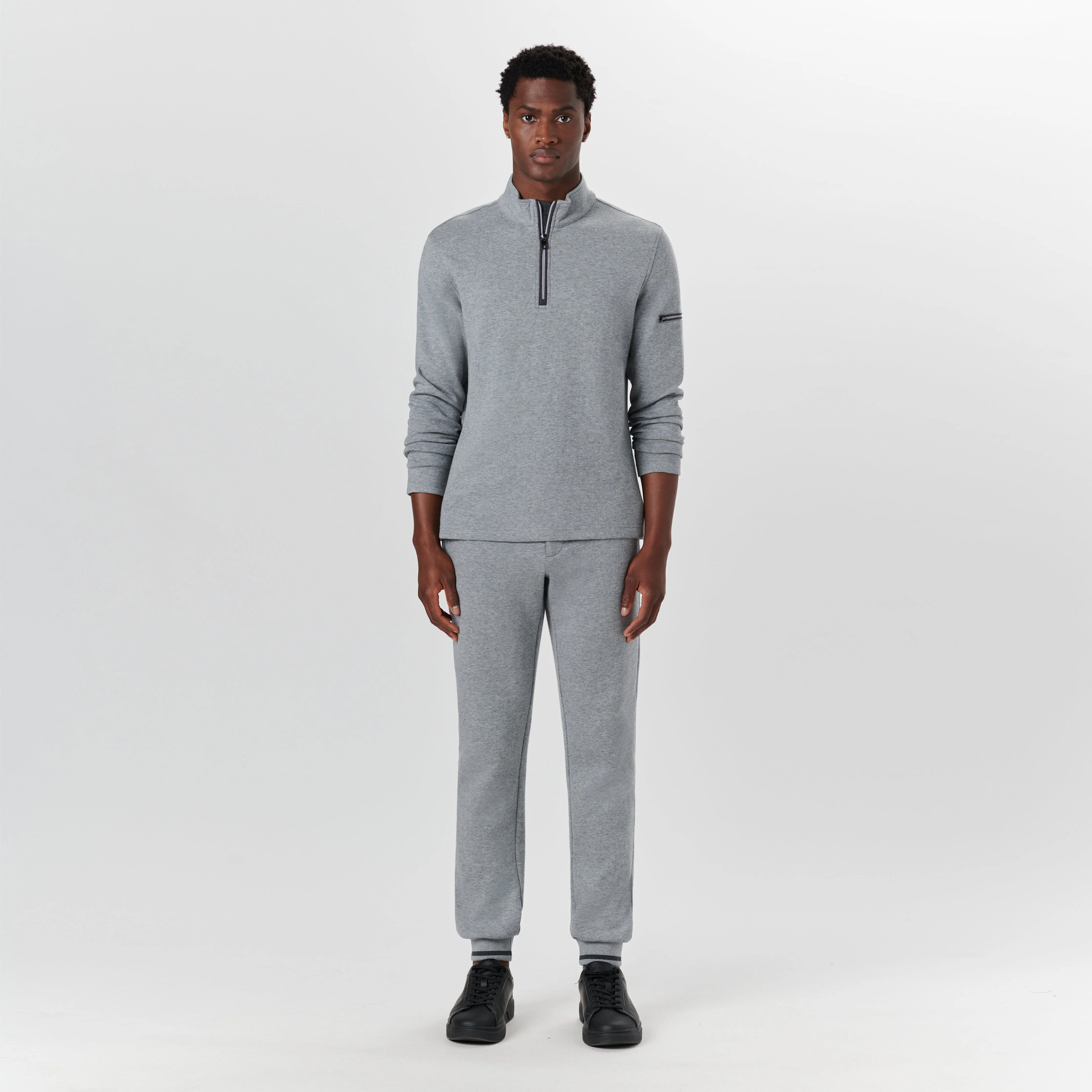Quarter Zip Pullover Sweatshirt