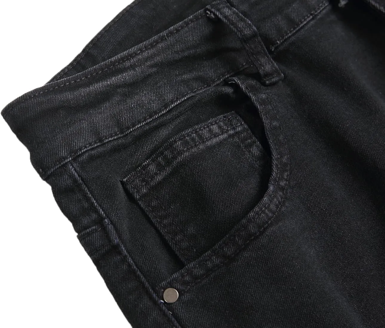 RANMCC Men's Baggy Jeans Loose Straight Fit Y2K Stretch Hip Hop Denim Casual Pants Jeans (Size 30-46)