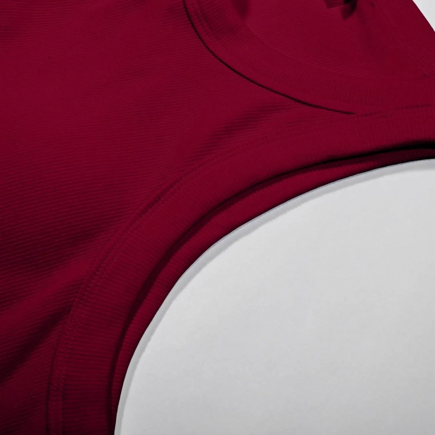 Ribbed Knit Tank Tops with Built in Bra for Women Casual Crew Neck Sleeveless Shirts Basic Workout Camisole Tees 2025