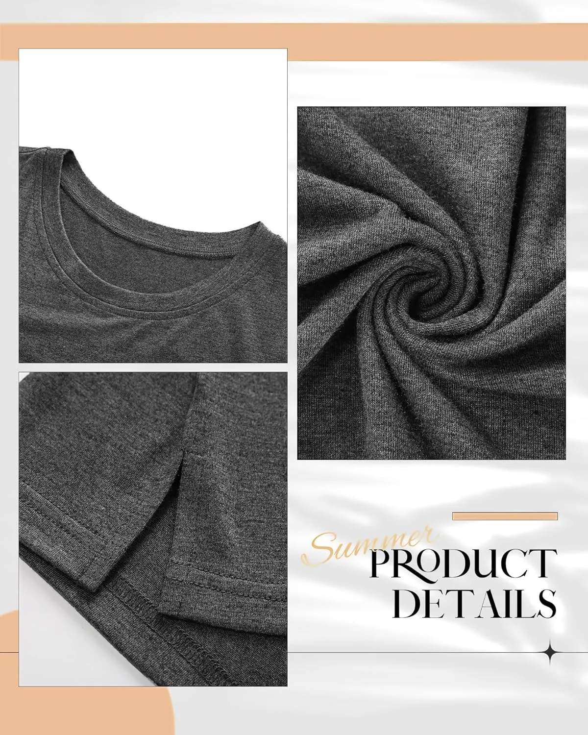 Riyiper 3 Pack Women's Sleeveless Tops, 2025 Loose Fit High Neck Tank Tops Casual Summer Muscle Shirts Ladies' Flowy Tees