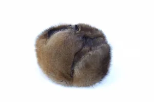 Russian Jockey Muskrat Hat