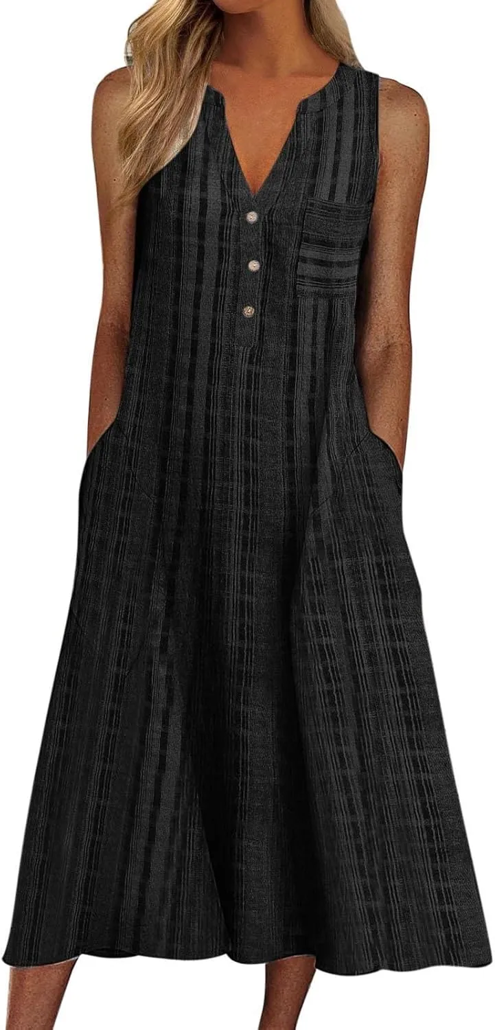 Rvidbe Easter Dress for Women Midi, Spring Dresses for Women 2023 Plus Size, Maxi Dress for Women Summer, Women's Boho Short Sleeve V-Neck Pocket Dress Casual Print Long Dress Spring Dresses