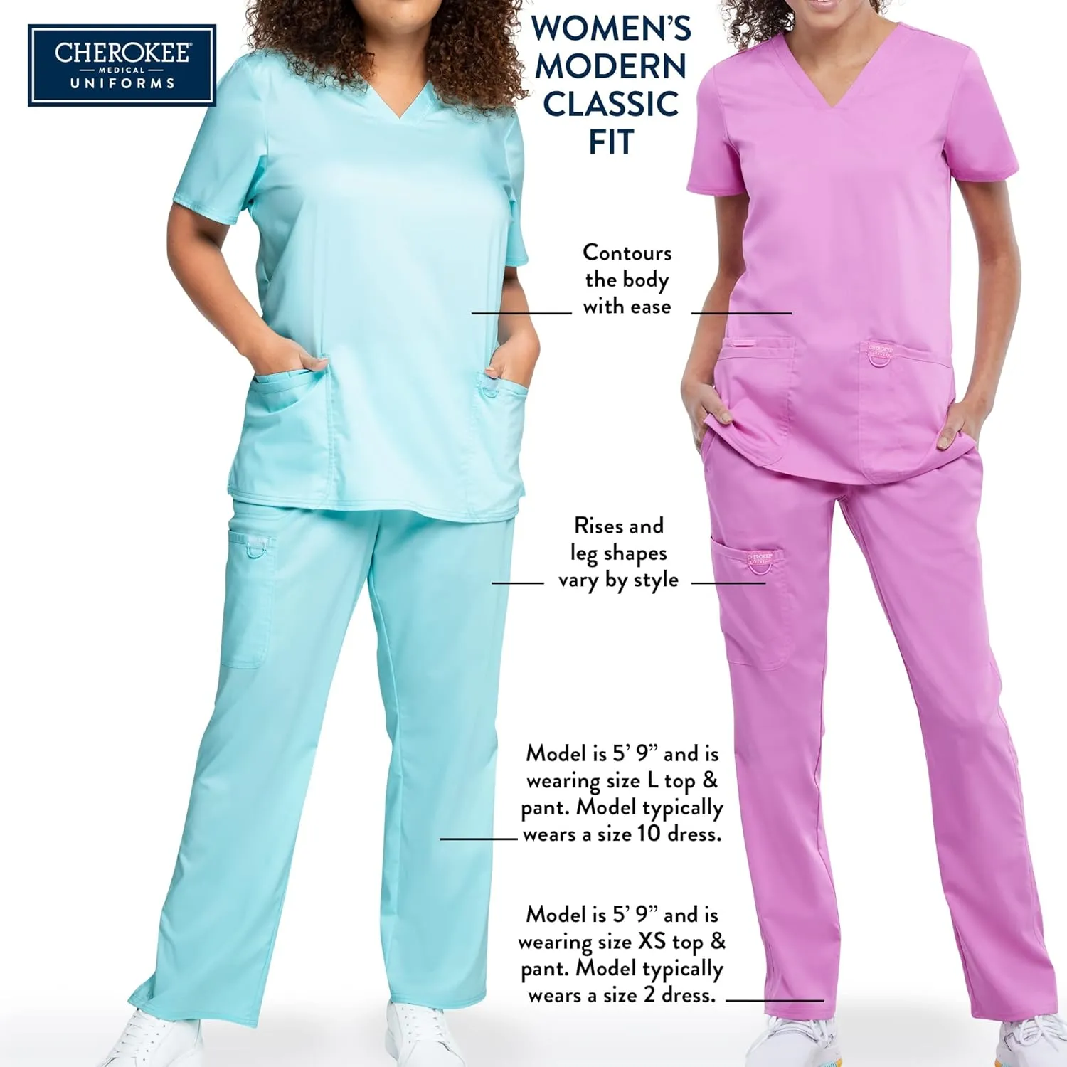Scrubs for Women Workwear Core Stretch Drawstring Cargo Scrub Pants 4044