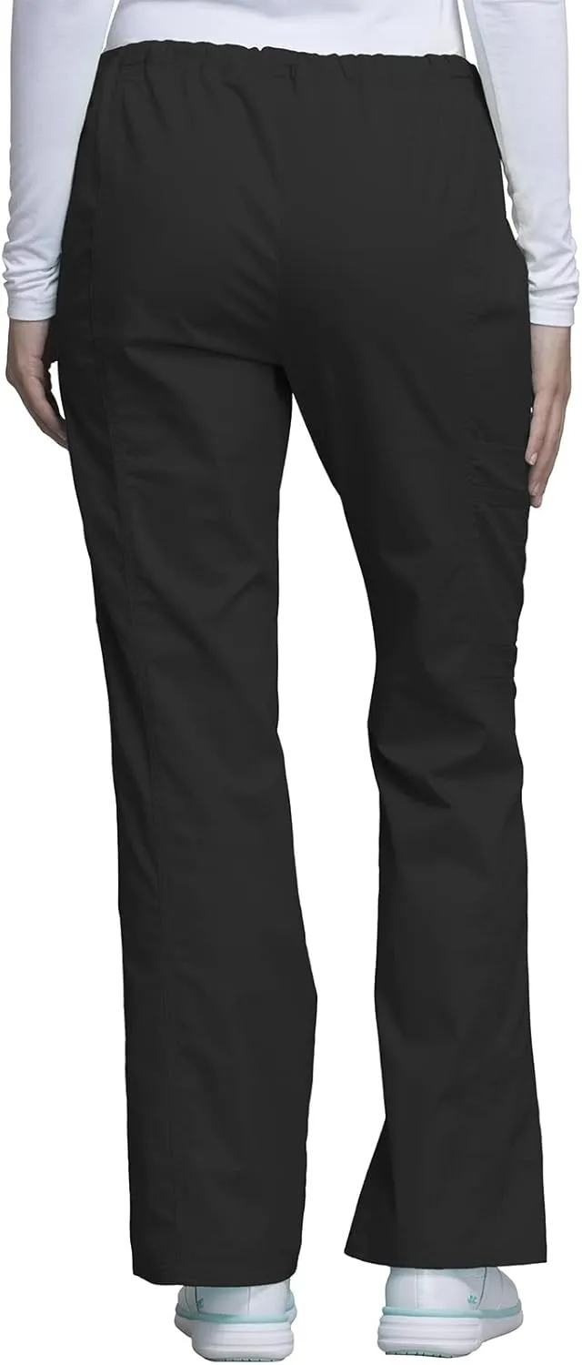 Scrubs for Women Workwear Core Stretch Drawstring Cargo Scrub Pants 4044
