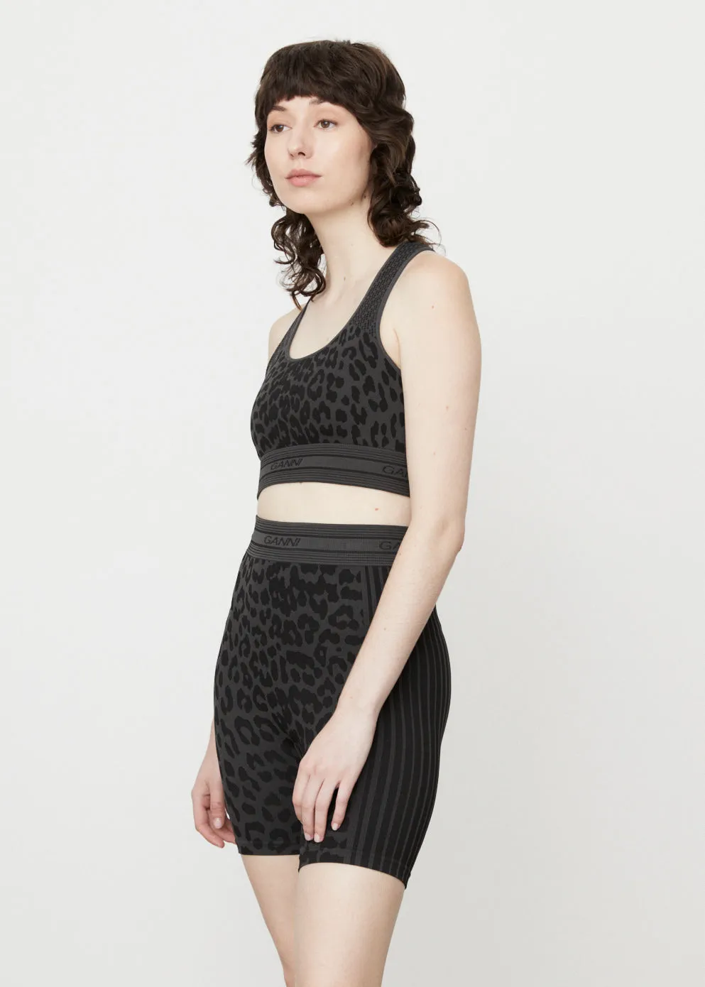 Seamless Jacquard Bra