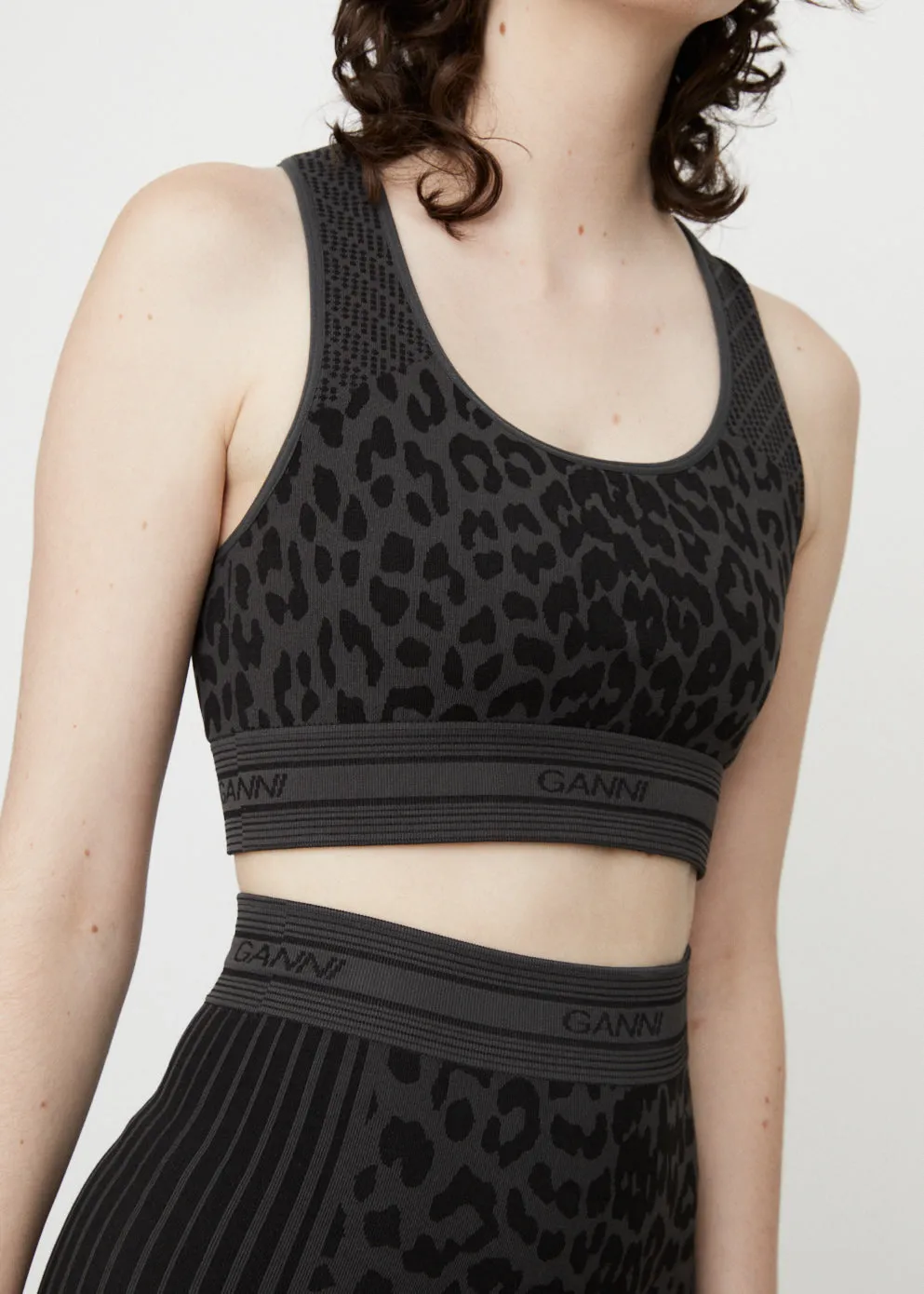 Seamless Jacquard Bra