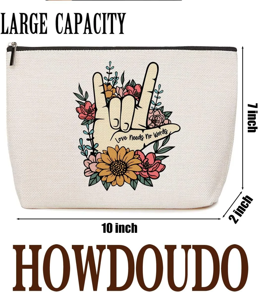 Speech Therapy Gifts Speech Pathologist Gifts SLP Gifts Floral Makeup Bag Gifts for Speech Therapists Cosmetic Bag Birthday Christmas Thank You Gifts for Women Her Speech Language Pathologist Friend