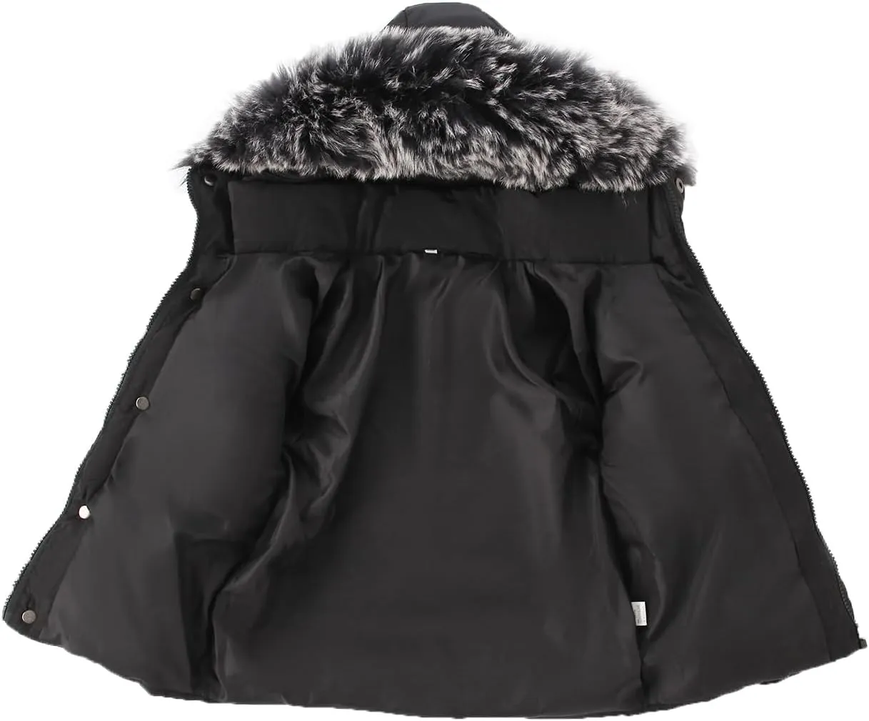 Toddler Coat with Thicken Fur Collar & Hoodie - Warm Winter Puffer Jacket