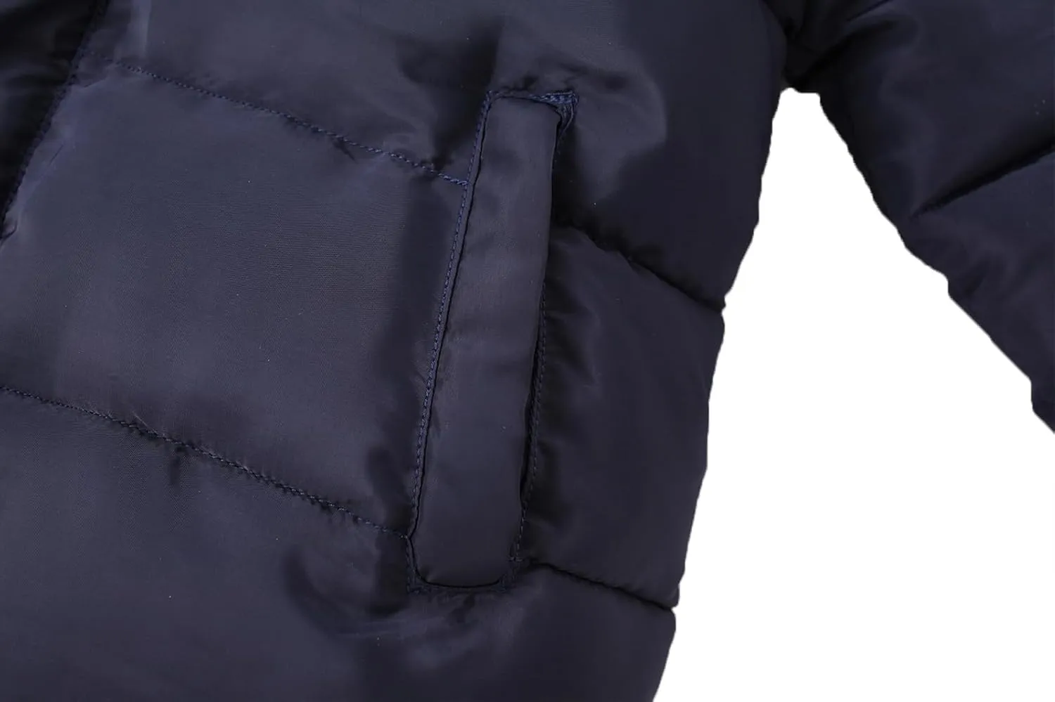 Toddler Coat with Thicken Fur Collar & Hoodie - Warm Winter Puffer Jacket