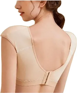 Tops Tees Short Sleeves 2 in 1 Built-in Shoulder Pad Women T-Shirts Leisure Woman T Shirt for Female,Beige-Medium