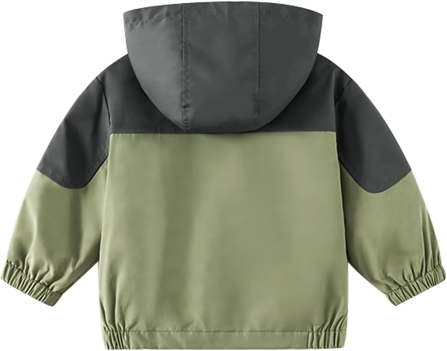 Volunboy Toddler Boys Windbreaker Casual Outerwear Kids Lightweight Zip Hooded Jacket Baby Cute Dust Coat