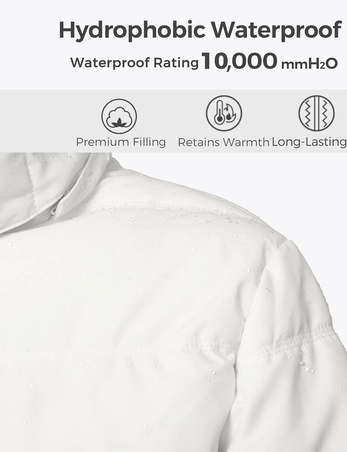 wantdo Women's Plus Size Winter Coats Quilted Thicken Puffer Jacket with Removable Hood