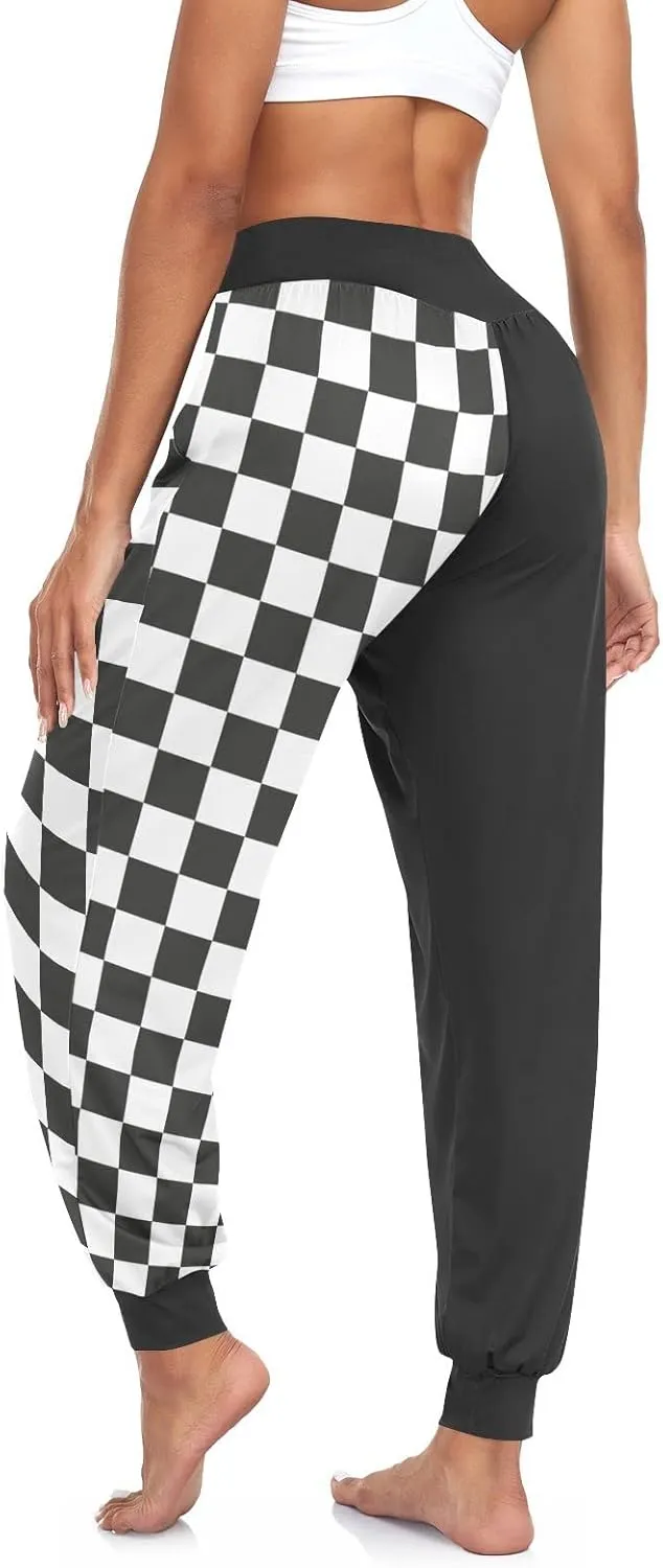 Women Yoga Pants High Waisted Stretch Loose Boho Trousers Sports Dance Harem Pants