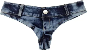 Women's Sexy Low Waist Stretch Mini Denim Shorts Hot Pants Clubwear