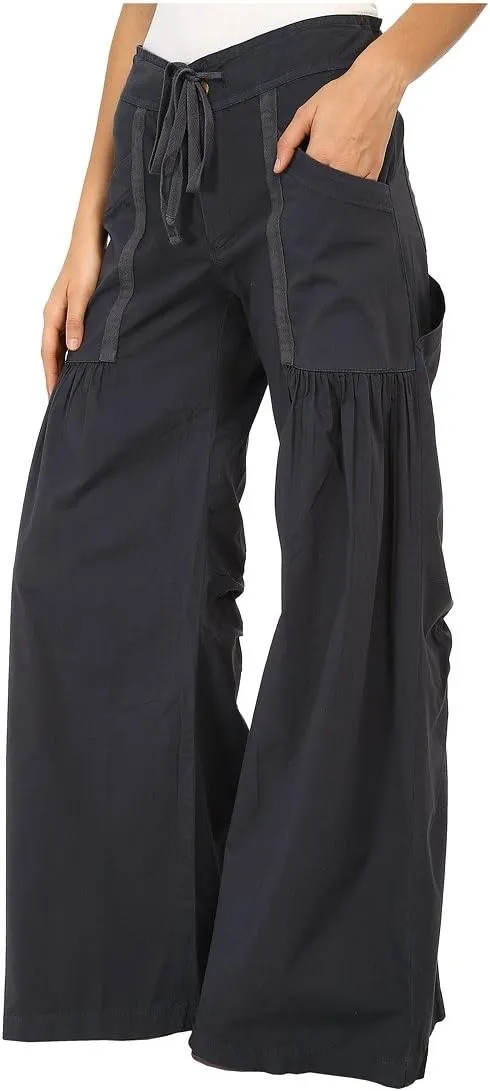 XCVI Women's Willow Wide Leg Stretch Poplin Pants