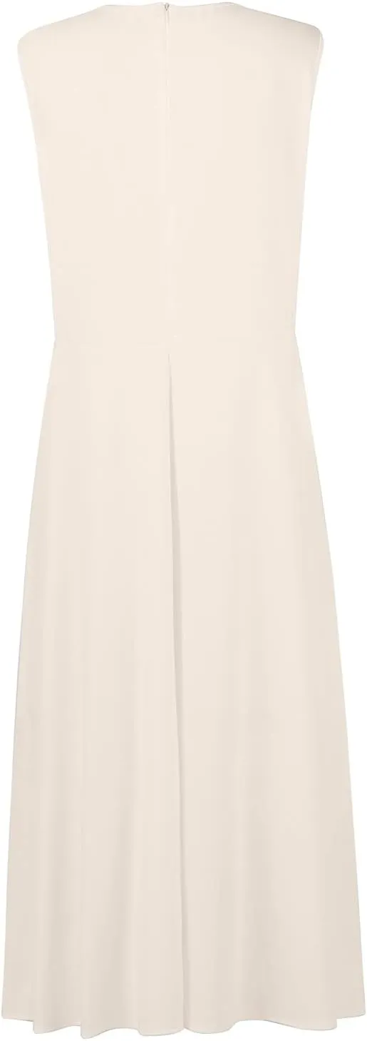 Yesunpxs Summer Dresses for Women 2024 Flowy Ruched Wrap V Neck Beach Dresses Sleeveless Printed Maxi Dress Boho Sundresses