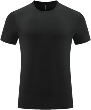 Youllyuu Quick Dry Sport T Shirt Men Short Sleeves Summer Casual Oversize T-Shirts Solid Color Gym Top Tees